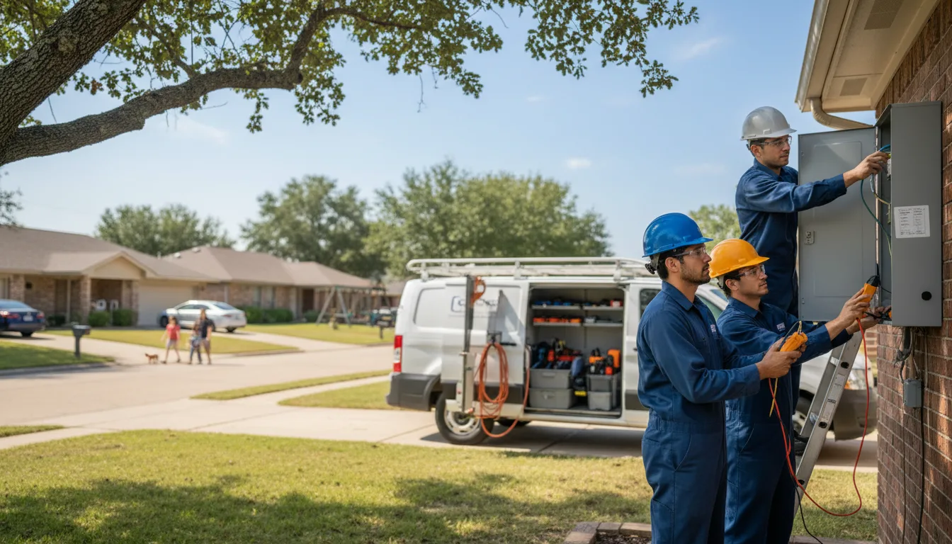Certified electrician providing emergency electrical services in Oakland, RI